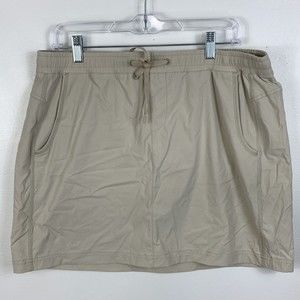 Eddie Bauer Oyster Women's Horizon Pull On Athletic Skort Size 12